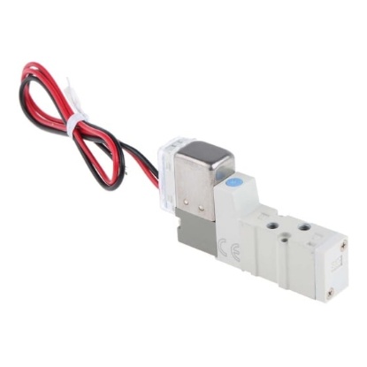 Picture of 5/2 Pneumatic Solenoid Valve - Solenoid Metric M3 SYJ3000 Series 24V dc, SMC, SYJ3120-5G-M3-Q