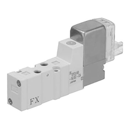 Picture of 5/2 Pneumatic Solenoid Valve - Solenoid Metric M3 SYJ3000 Series 24V dc, SMC, SYJ3123-5LOU-M3-Q