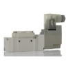 Picture of 5/2 Pneumatic Solenoid Valve - Solenoid/Pilot G 1/8 SY5000 Series 24V dc, SMC, SY5120-5DZ-01F-Q