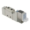 Picture of 5/2 Pneumatic Solenoid Valve - Solenoid/Pilot Metric M5 SY3000 Series 24V dc, SMC, SY3120-5LOU-M5-Q