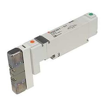 Picture of 5/2 Pneumatic Solenoid Valve - Solenoid/Pilot/Spring VQ1000 Series 24V dc, SMC, VQ1101N-51-Q