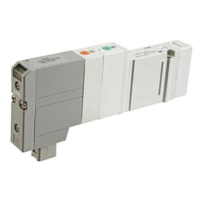 Picture of 5/2 Pneumatic Solenoid Valve - Solenoid/Pilot SV2000 Series 24V dc, SMC, SV2100-5FU