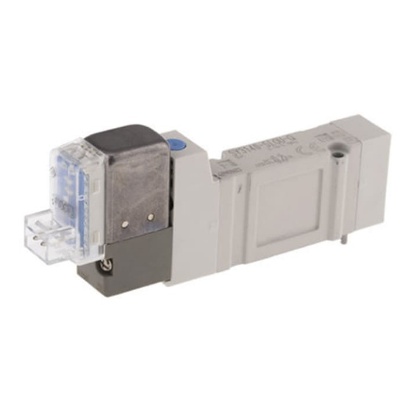 Picture of 5/2 Pneumatic Solenoid Valve - Solenoid/Pilot SY3000 Series 24V dc, SMC, SY3100-5UD1-NA