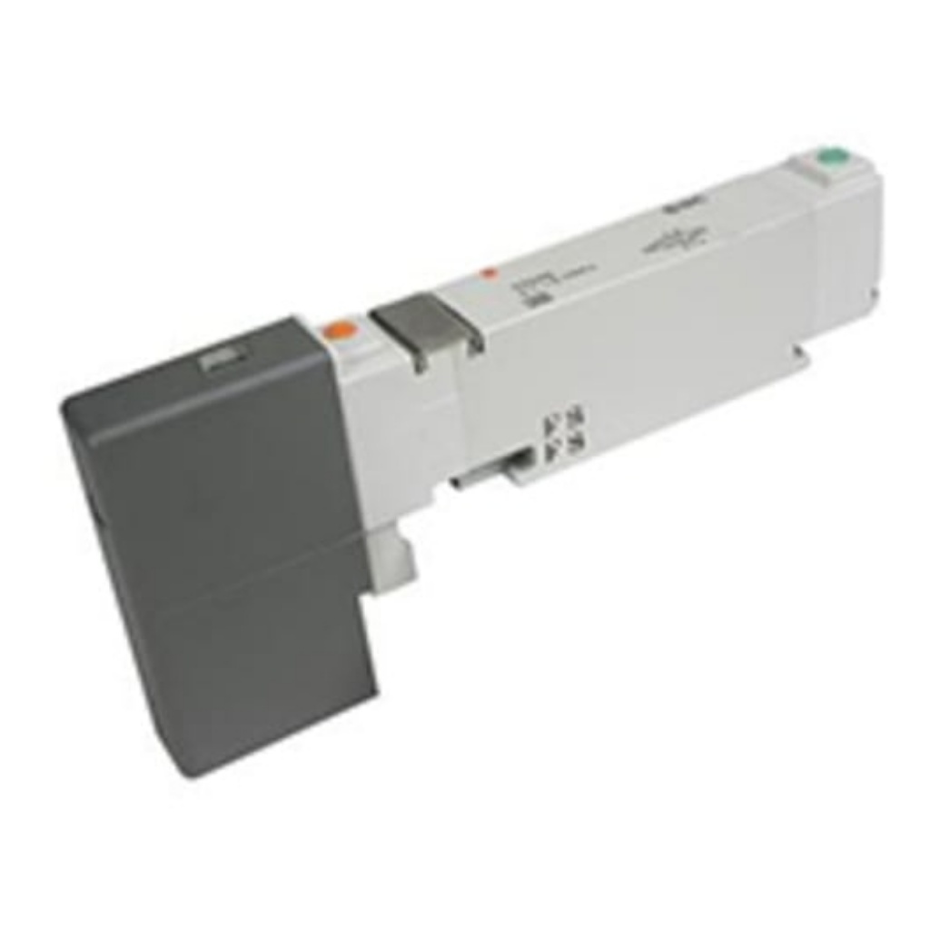 Picture of 5/2 Pneumatic Solenoid Valve - Solenoid/Pilot VCQ2000 Series 24V dc, SMC, VQC2201N-51