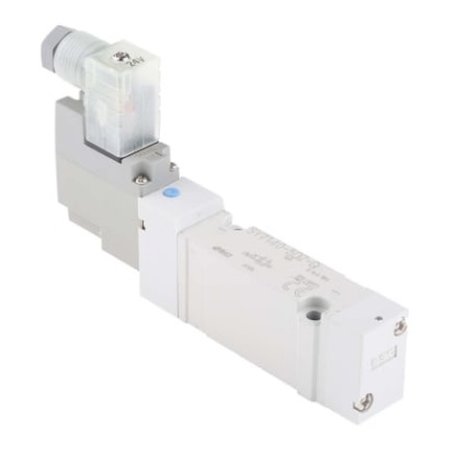 Picture of 5/2 Pneumatic Solenoid Valve - Solenoid/Solenoid SY7000 Series 24V dc, SMC, SY7140-5DZ-Q