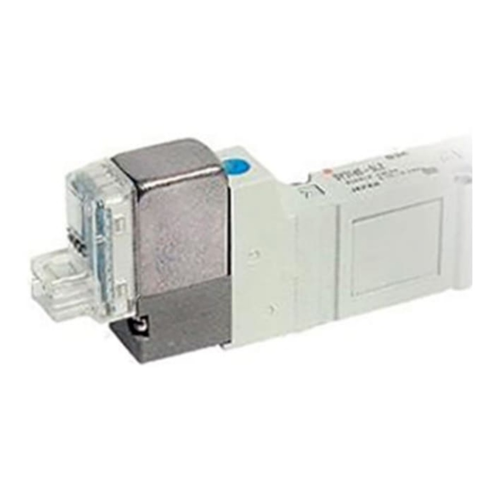 Picture of 5/2 Pneumatic Solenoid Valve - Solenoid/Solenoid SY7000 Series 24V dc, SMC, SY7140-5LOU-Q