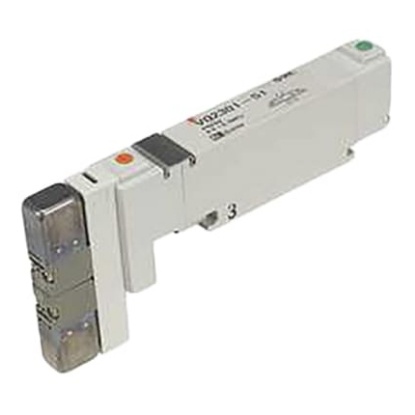 Picture of 5/2 Pneumatic Solenoid Valve - Solenoid/Solenoid VQ1000 Series 24V dc, SMC, VQ1201N-51-Q