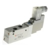 Picture of 5/2 Pneumatic Solenoid Valve - Solenoid/Spring G 1/8 SYJ7000 Series 115V ac, SMC, SYJ7120-3DZ-01F-Q
