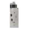 Picture of 5/2 Pneumatic Solenoid Valve - Solenoid/Spring G 1/8 SYJ7000 Series 24V dc, SMC, SYJ7120-5LOU-01F-Q