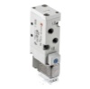 Picture of 5/2 Pneumatic Solenoid Valve - Solenoid/Spring Metric M5 SYJ5000 Series 24V dc, SMC, SYJ5120-5LOU-M5-Q