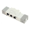 Picture of 5/3 Pneumatic Solenoid Valve - Pilot/Pilot G 1/8 SYA5000 Series, SMC, SYA5320-01F