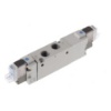 Picture of 5/3 Pneumatic Solenoid Valve - Pilot/Pilot G 1/8 SYJ7000 Series 24V dc, SMC, SYJ7320-5LOU-01F-Q