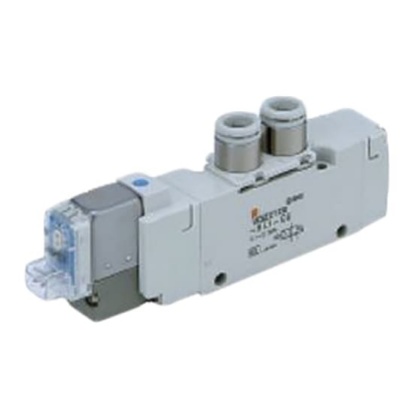 Picture of 5/3 Pneumatic Solenoid Valve - Solenoid/Solenoid VQZ1000 Series 24V dc, SMC, VQZ1321B-5MJ1-C6-Q