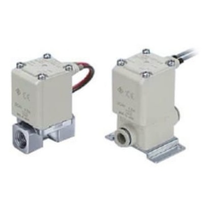 Picture of Direct Operated 2 Port Solenoid Valve Pneumatic Solenoid Valve - Solenoid G 1/8 VX21 Series, SMC, VX210EGA