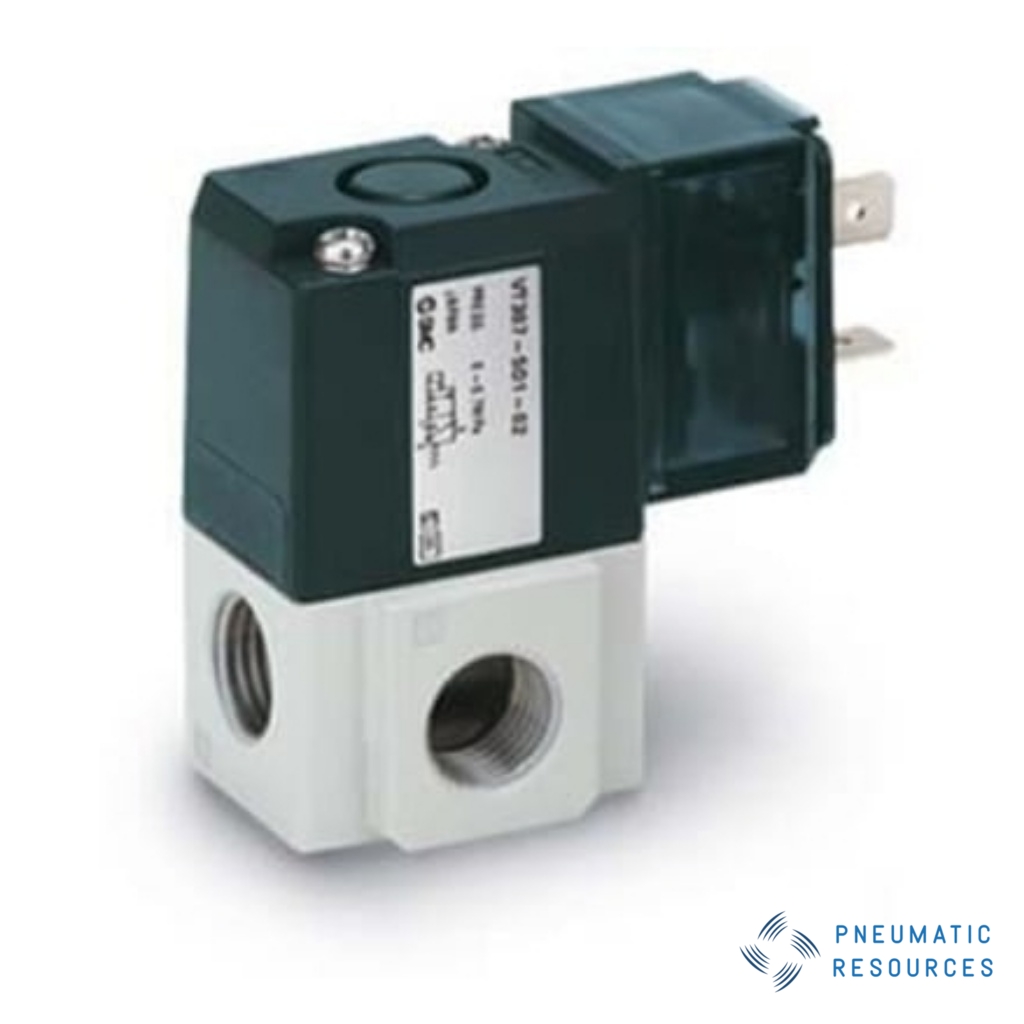 Picture of Pneumatic Solenoid Valve - Solenoid G 1/4 VT307 Series, SMC, VT307-5DZ1-02F-F-Q