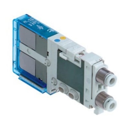Picture of Pneumatic Solenoid Valve - Solenoid One-Touch Fitting 4 mm SJ Series, SMC, SJ3A60-5CU-C4