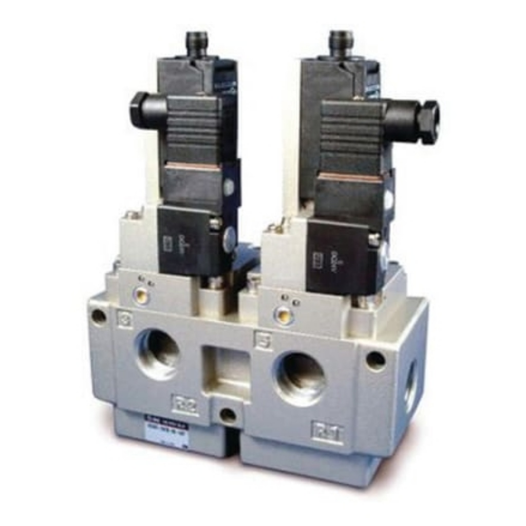 Picture of Pneumatic Solenoid Valve - VG342 Series, SMC, VG342-5DZ-06F-X87