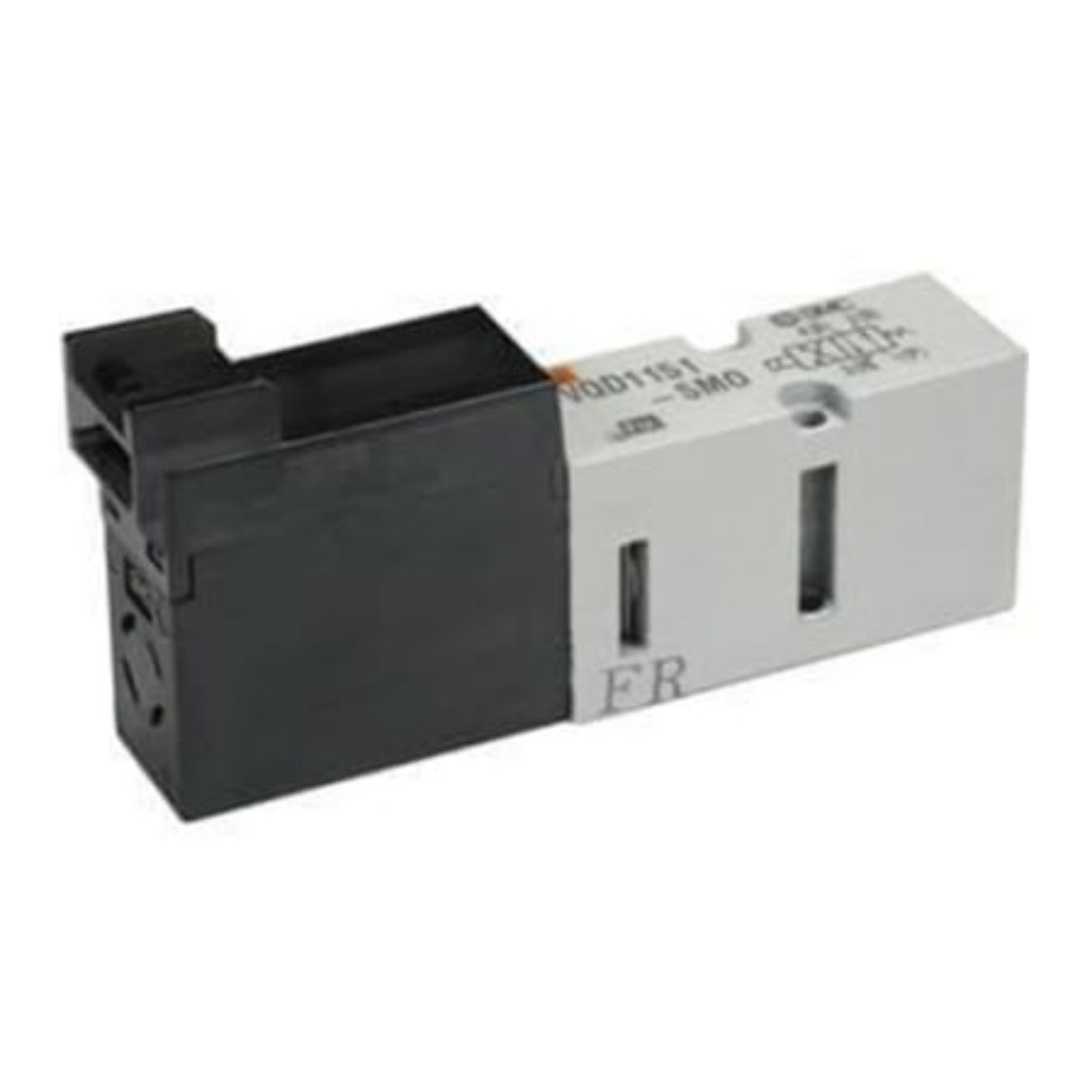 Picture of Solenoid Valve - Solenoid Metric M5 VQD1000 Series, SMC, VQD1121U-5LO-M5-Q