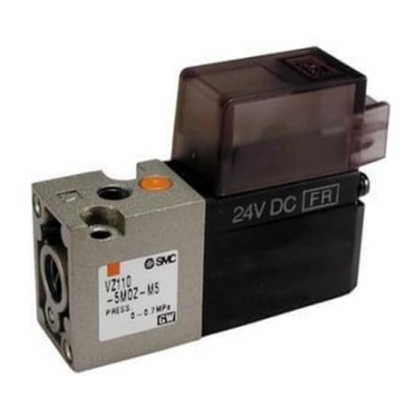 Picture of Solenoid Valve - Solenoid Metric M5 VZ110 Series, SMC, VZ110-3DZ-M5-Q