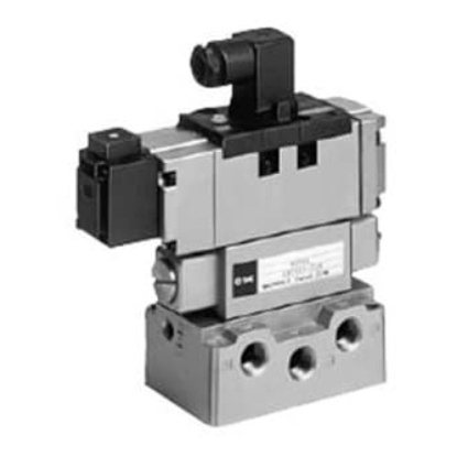 Picture of Solenoid Valve - Solenoid VS7-8 Series 24V dc, SMC, EVS7-8-FJG-D-3CVO-Q