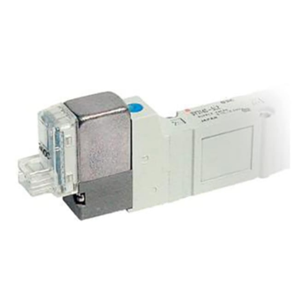 Picture of SY5000 Solenoid/Solenoid Base Pneumatic Control Valve, 280L/min, SMC, SY5240-5DO-Q