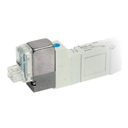 Picture of SY5000 Solenoid/Solenoid Base Pneumatic Control Valve, 280L/min, SMC, SY5240-5DO-Q