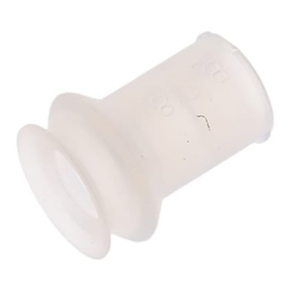Picture of 8mm Bellows Silicon Rubber Suction Cup , SMC, ZP08BS