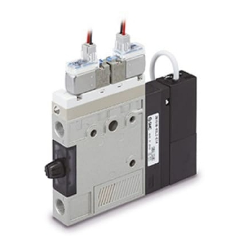 Picture of Vacuum Generator, 1.3mm nozzle , 0.84bar 66L/min, ZM series, SMC, ZM131HF-K5LOZ-E55L-Q