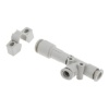 Picture of Vacuum Generator, 1mm nozzle , -48kPa 52L/min, ZH series, SMC, ZH10DLA-06-06-08