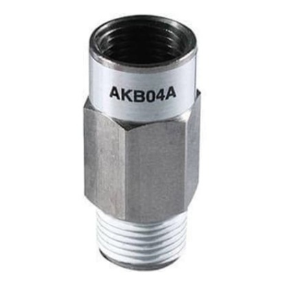 Picture of Aluminium Bushing Check Valve R 1/8in, 10 bar, SMC, AKB01B-01S