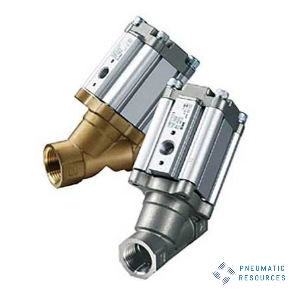 Picture of Angle Seat type Pneumatic Actuated Valve, G 3/4in, 6 bar, SMC, VXB215CHA