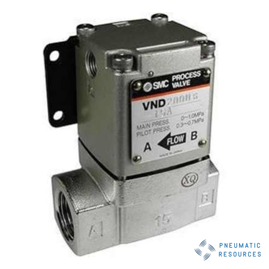 Picture of Cylinder type Pneumatic Actuated Valve, G G 1/4in, 0.97 MPa, SMC, EVND104D-F8A-L