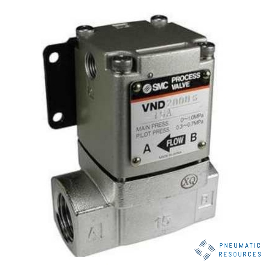 Picture of Cylinder type Pneumatic Operated Process Valve, G 1in, 9.7 bar, SMC, VND400DS-F25A-L
