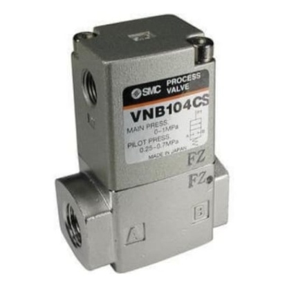 Picture of Manual type Pneumatic Operated Process Valve, G 1/2in to G G 1/2 Femalein, 0.5 Mpa, SMC, EVNB201BS-F15A