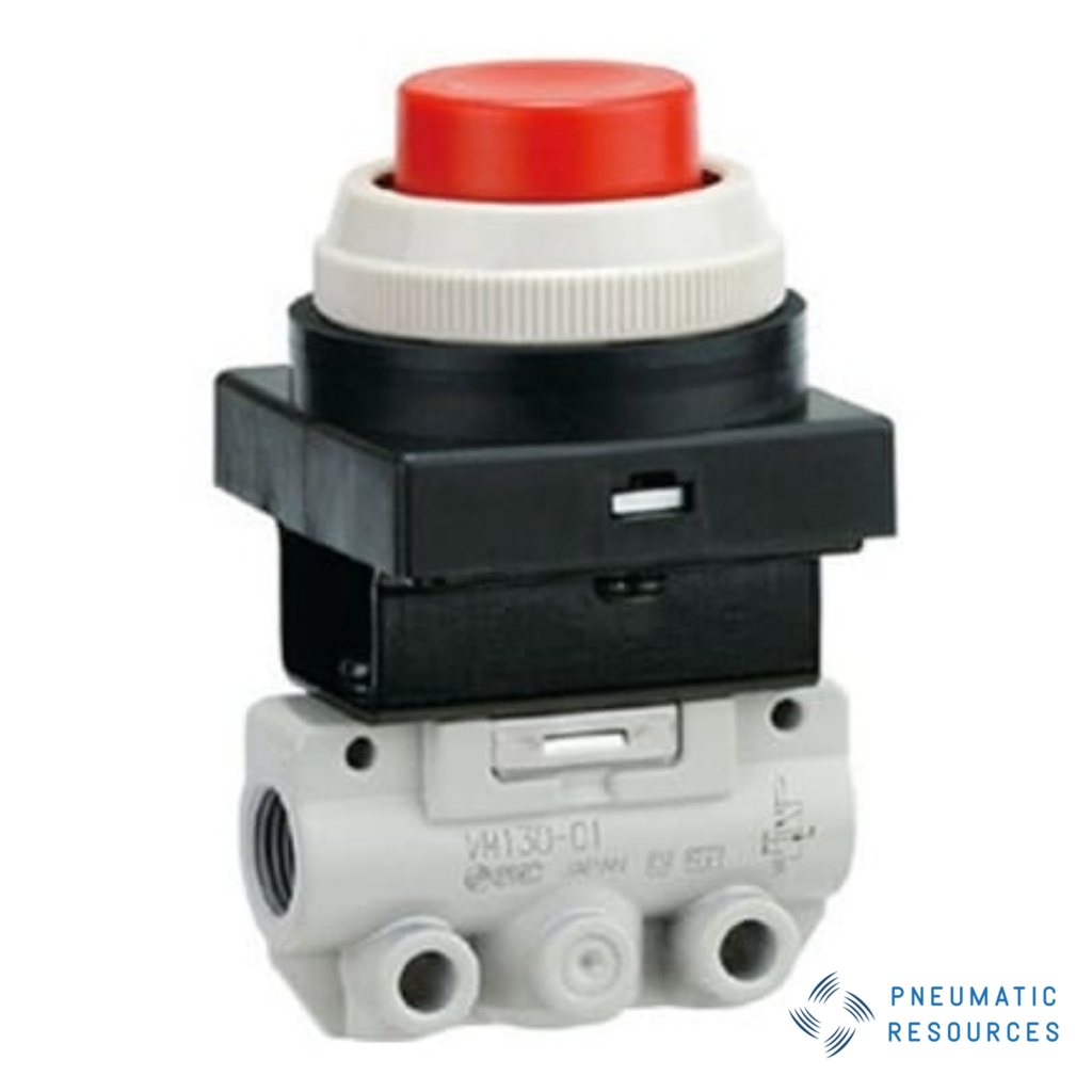 Picture of Manual type Pneumatic Valve, R 1/8in to Rc (taper) R 1/8in, 1 MPa, SMC, VM130-01-33A