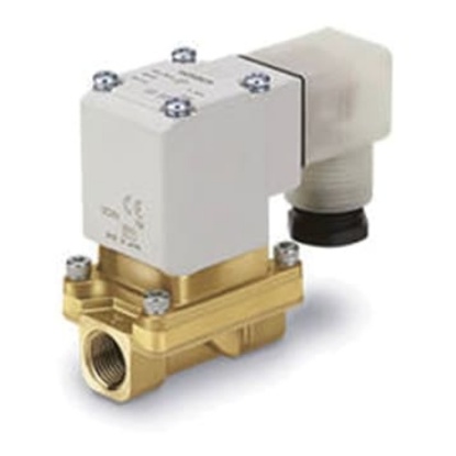 Picture of Solenoid Valve , 2 port(s) , NC, 24 V dc, 1/4in, SMC, VXZ232AGA