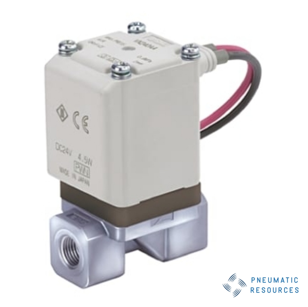 Picture of Solenoid Valve , 2 port(s) , NC, 24 V dc, 1/8in, SMC, VX210AGA
