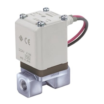 Picture of Solenoid Valve , 2 port(s) , NC, 24 V dc, 1/8in, SMC, VX210AGA