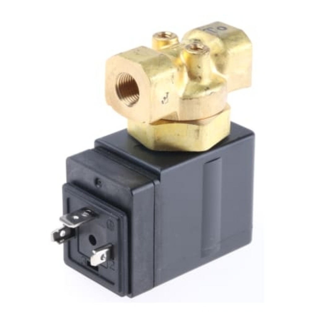 Picture of Solenoid Valve , 2 port(s) , NC, 24 V dc, 1/8in, SMC, VXE2120-01F-5DO1