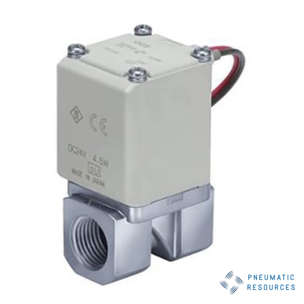 Picture of Solenoid Valve , 2 port(s) , NC, 24 V dc, 3/8in, SMC, VX233DGAXB