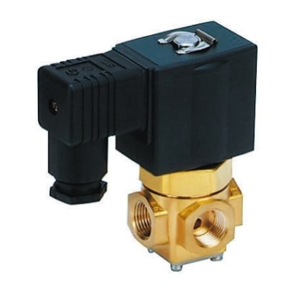 Picture of Solenoid Valve , 3 port(s) , Common, 230 V ac, 3/8in, SMC, VX3334-03F-JDR1