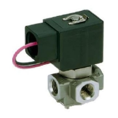 Picture of Solenoid Valve , 3 port(s) , NC, 24 V dc, 1/4in, SMC, VX3330-02F-5DO1